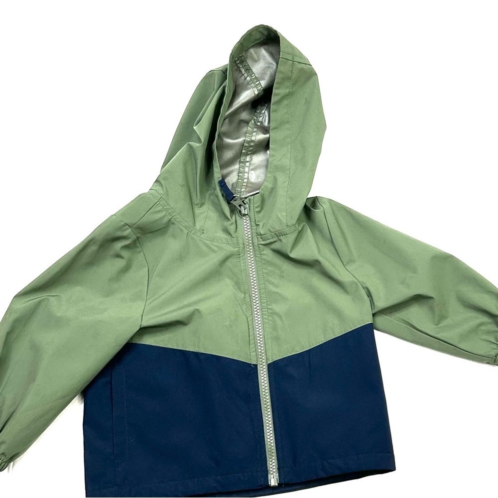 London Fog Dark Green ZIppered Coat 12M
